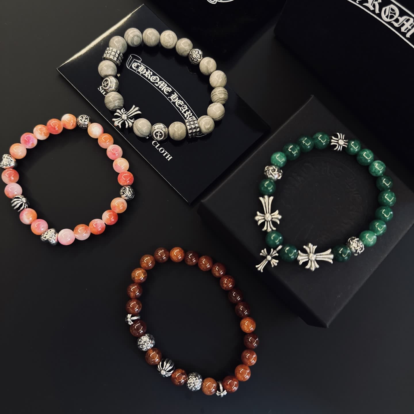 Chrome Hearts Beaded Bracelets Set